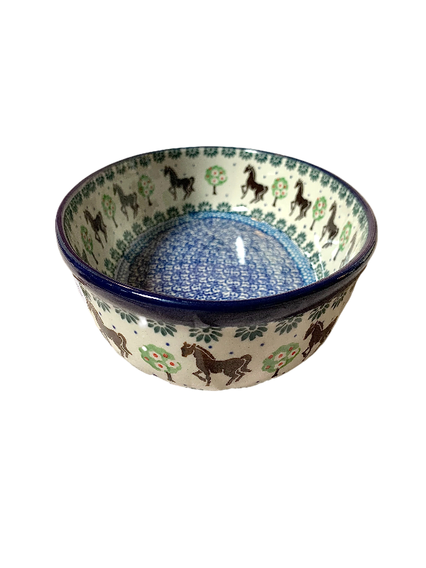 Ovaal ovenschaal via the Blue Meadow paarden